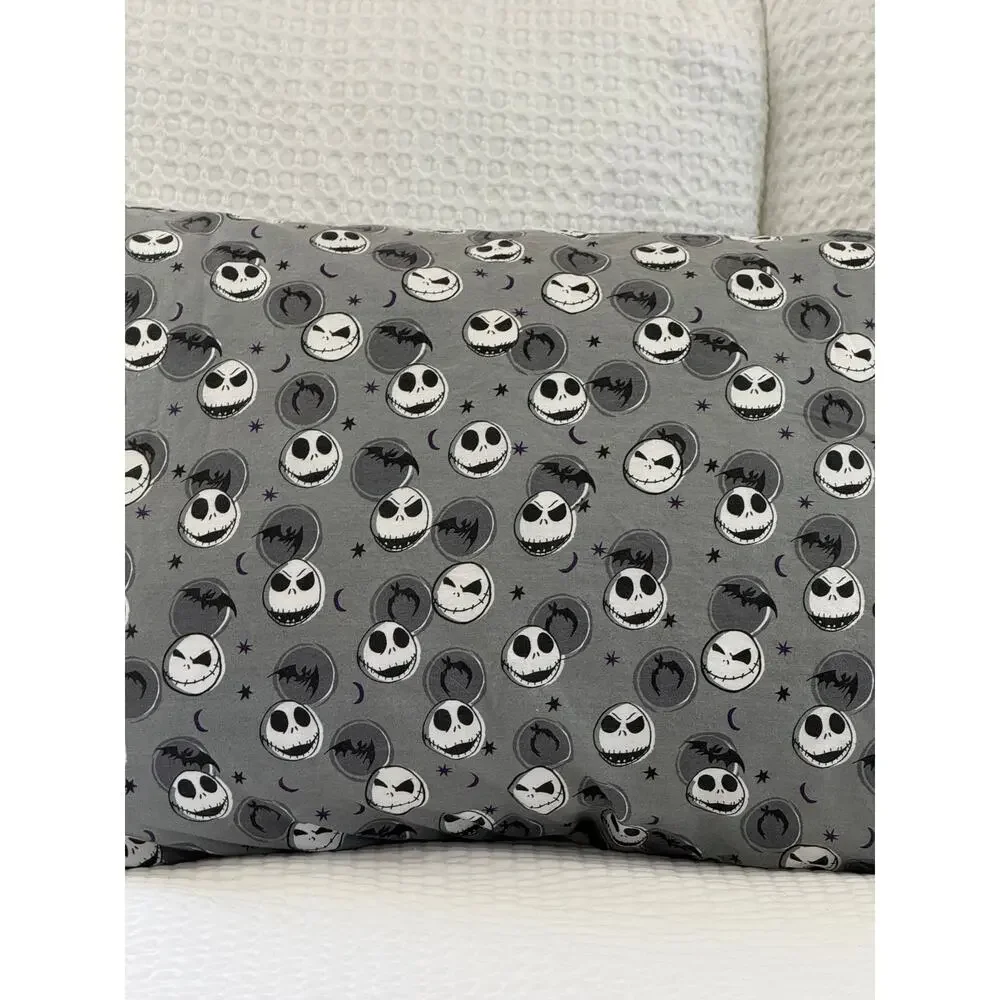 DISNEY Nightmare Before Christmas Jack Skellington Pillowcases Set Of 2 CottonN
